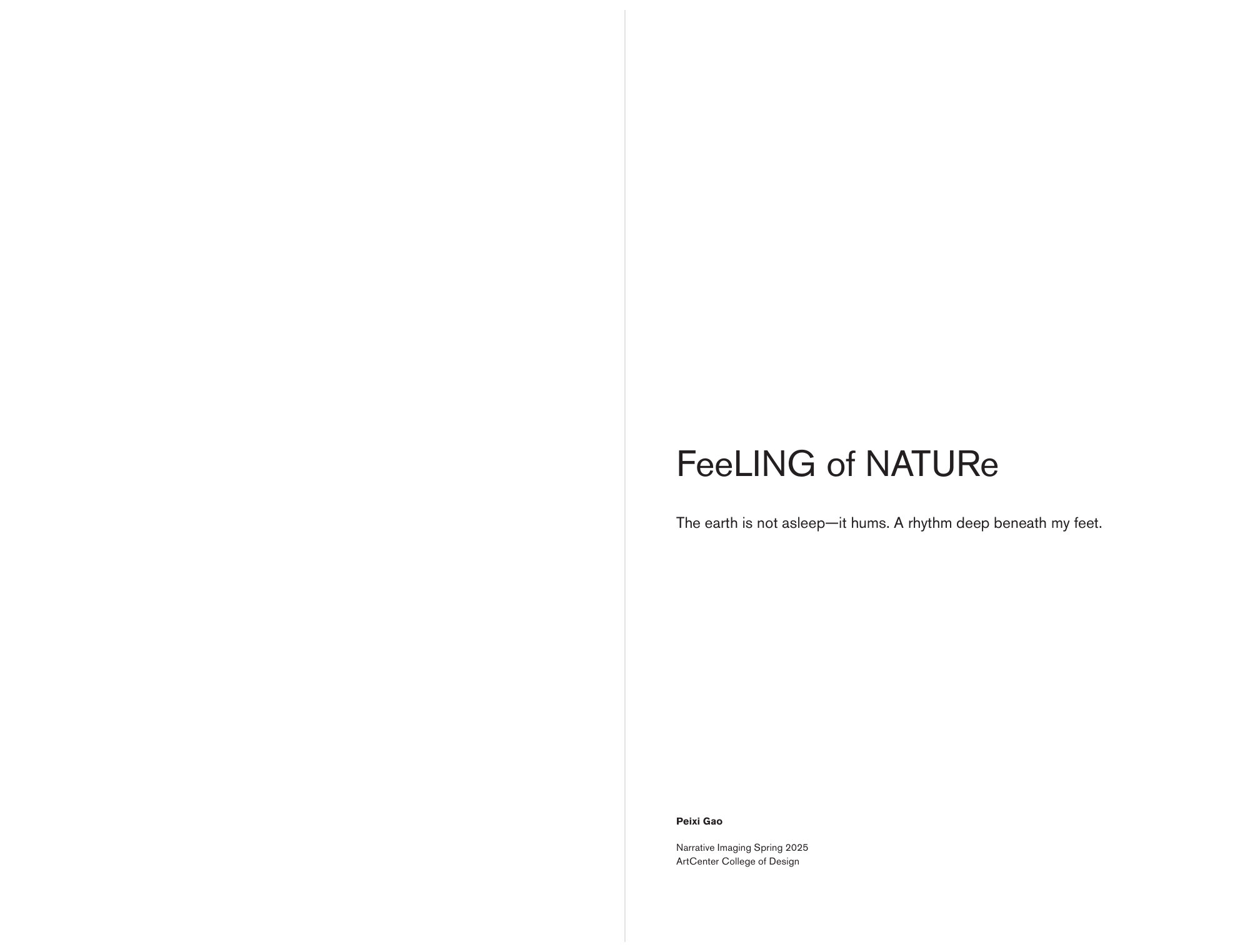 FeeLING of NATURe Book p02